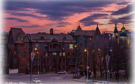 Москва на закате